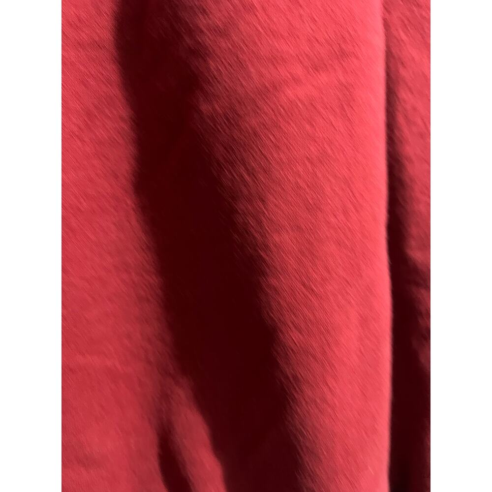 Vintage Top Stitch Sweatshirt Large Burgundy Snowman Embroidered Christmas - Picture 5 of 6
